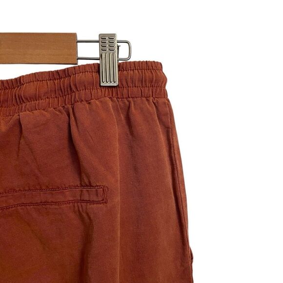 7 For All Mankind Cargo Pocket Joggers Rust MED NWT - Picture 6 of 8